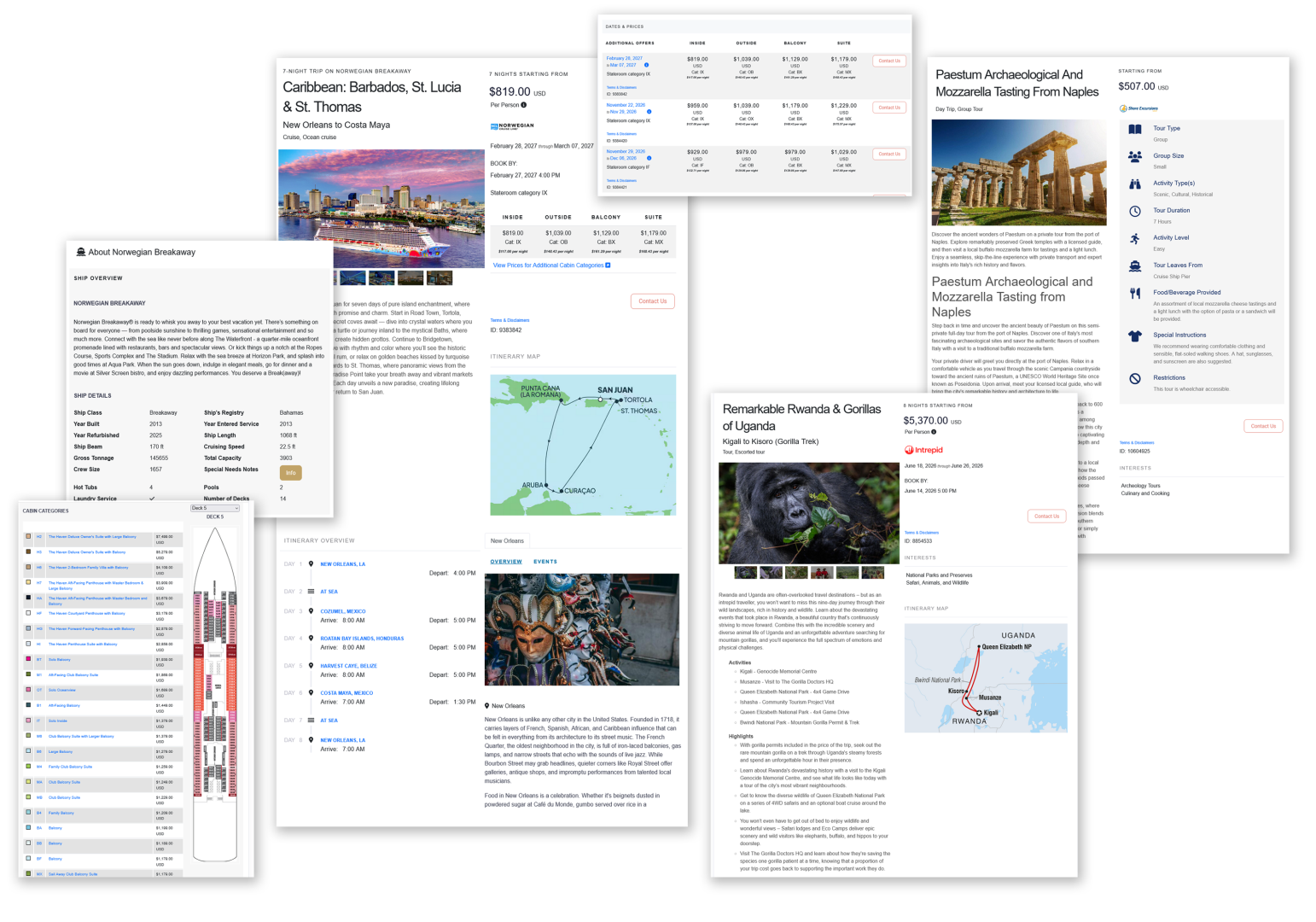 Vacation offer details